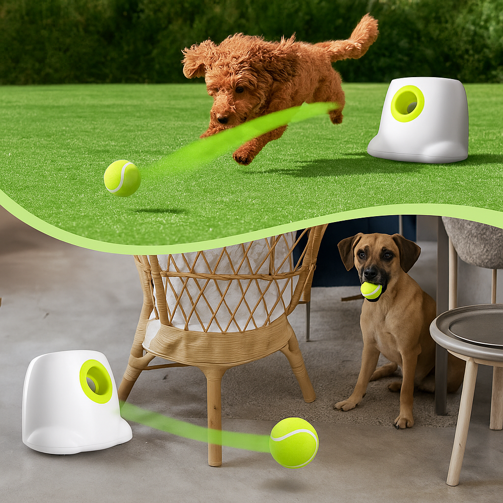 Mini Automatic Tennis Ball Launcher
