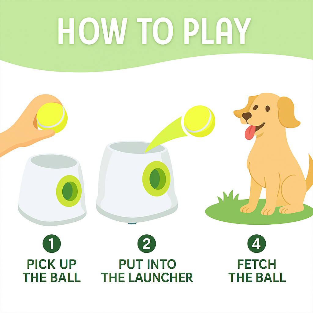 Mini Automatic Tennis Ball Launcher