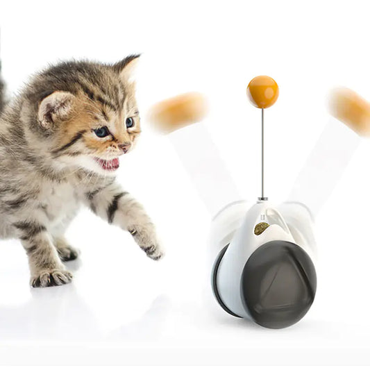 Wobble Toy for Cats with Treat Dispenser