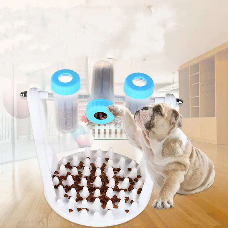 Slow Feed Puzzle Dog Bowl for Pet Feeding